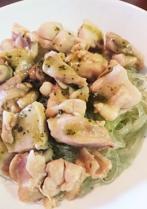 簡単❗モモ肉とはるさめのジェノベーゼ-レシピのメイン写真