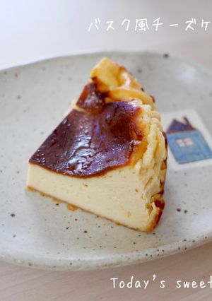 簡単バスク風チーズケーキ　12cm型-レシピのメイン写真