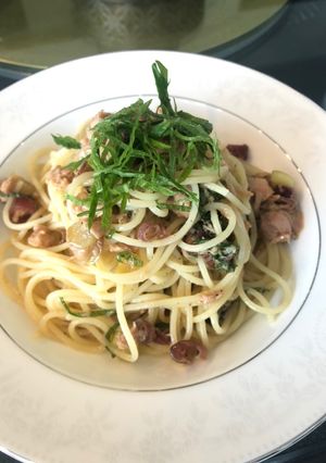 大葉とミョウガの冷製パスタ-レシピのメイン写真