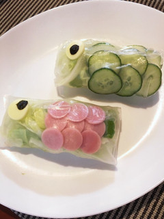 こどもの日☆鯉のぼり生春巻き-レシピのメイン写真
