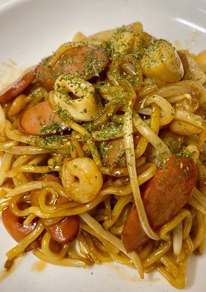プチ海鮮バターソース焼きそば-レシピのメイン写真