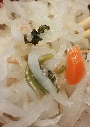 水戻しだけ！海老イカ大根サラダの戻し方-レシピのメイン写真