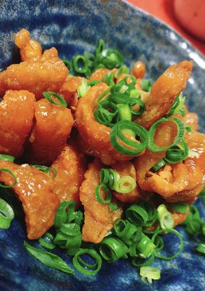 ビールに合う☆おつまみ鶏皮-レシピのメイン写真