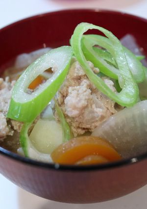 コクうま♡肉団子の豚汁-レシピのメイン写真