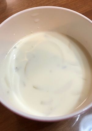 牛乳とコンソメのスープ（子供にキノコを）-レシピのメイン写真