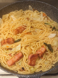 角切りベーコンと野菜の和風パスタ-レシピのメイン写真