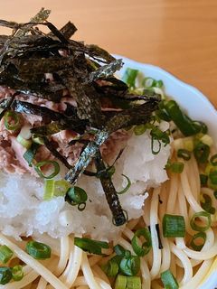 3⁑ お吸い物の素で作る!簡単和風パスタ-レシピのメイン写真