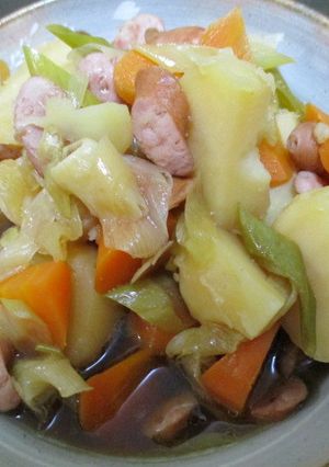 ウィンナーで作る肉じゃが-レシピのメイン写真