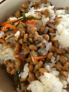 納豆と松前漬けの混ぜご飯-レシピのメイン写真