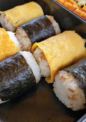 薄焼き卵のおにぎり-レシピのメイン写真
