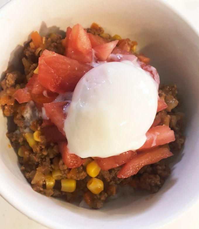 簡単☆タコライス風丼-レシピのメイン写真