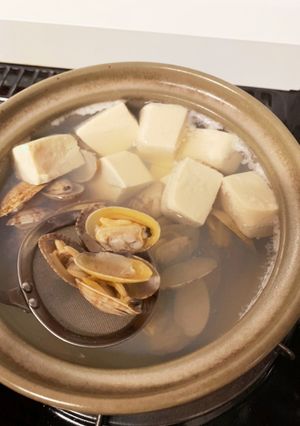 あさりの湯豆腐-レシピのメイン写真
