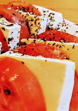 豆腐とトマトのカプレーゼ-レシピのメイン写真