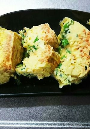 泡立ててレンジで簡単玉子焼き②-レシピのメイン写真