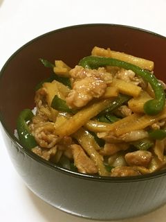 チンジャオロース丼☆ご飯と相性バッチリ☆-レシピのメイン写真