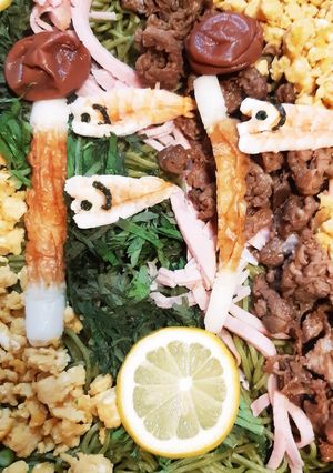 こどもの日に！なんちゃって瓦そば-レシピのメイン写真