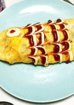 こいのぼりオムライス(*^^*)-レシピのメイン写真