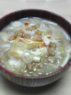 納豆汁のかけそうめん-レシピのメイン写真