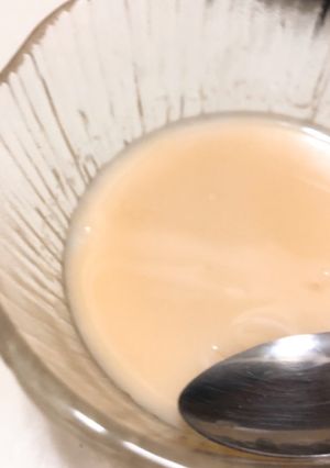 大人の杏仁豆腐☆食べる時に追いアマレット-レシピのメイン写真