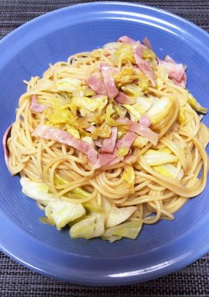 春キャベツとベーコンのパスタ-レシピのメイン写真