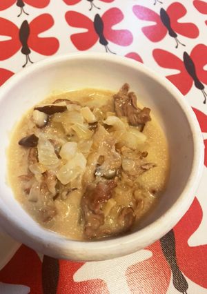 超簡単！牛乳多め本格ビーフストロガノフ-レシピのメイン写真