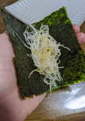 大根のつま大量消費！のりつま-レシピのメイン写真