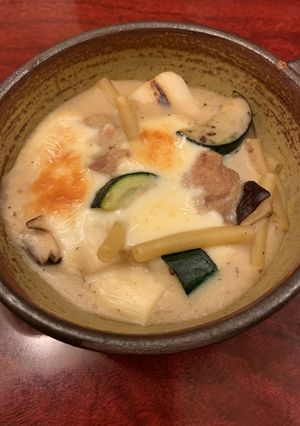 葱とズッキーニの豆乳グラタン-レシピのメイン写真