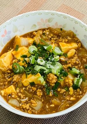 豆腐と新玉ねぎのカレー煮-レシピのメイン写真