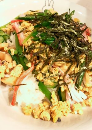 サケ缶で美味しいちらし寿司-レシピのメイン写真