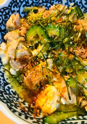 鶏肉＆豆腐の玉子ゴーヤーチャンプルー-レシピのメイン写真