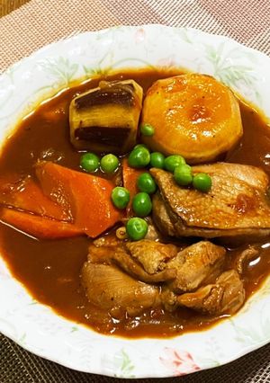 鶏もも肉のデミグラ&トマト煮込-レシピのメイン写真