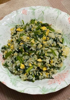 ごま油 de ほうれん草の炒飯-レシピのメイン写真
