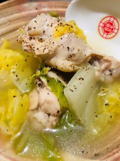 簡単!手羽と白菜のとろとろスープ-レシピのメイン写真