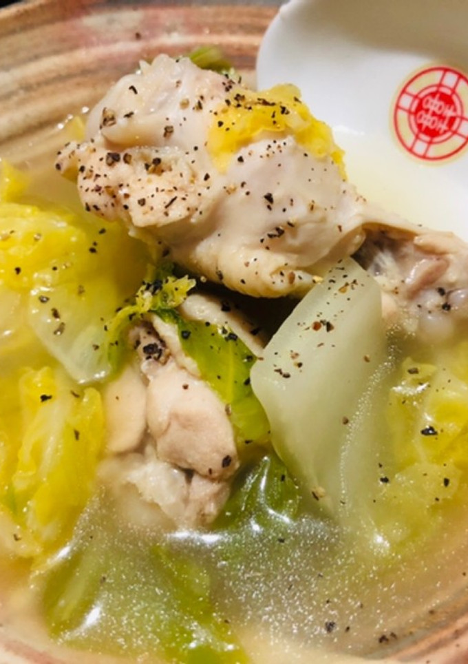 簡単！手羽と白菜のとろとろスープ-レシピのメイン写真