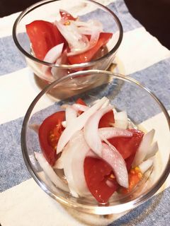 トマトと新玉ねぎのマリネ-レシピのメイン写真