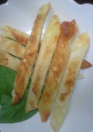 巻いて焼くだけ♪チーズワンタン-レシピのメイン写真