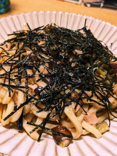 なすとツナの絶品焼きうどん!-レシピのメイン写真