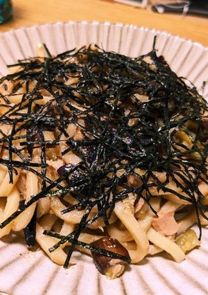 なすとツナの絶品焼きうどん！-レシピのメイン写真