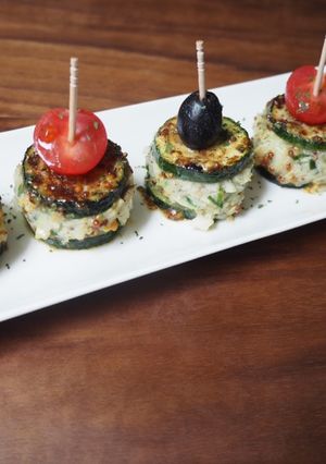 余った餃子の具で＊ズッキーニの挟み焼き＊-レシピのメイン写真