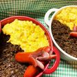 そぼろとふわふわ玉子のお弁当