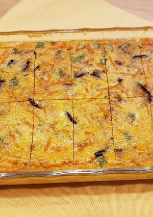 オーブンで五目卵焼き♪豚ひき肉入り-レシピのメイン写真