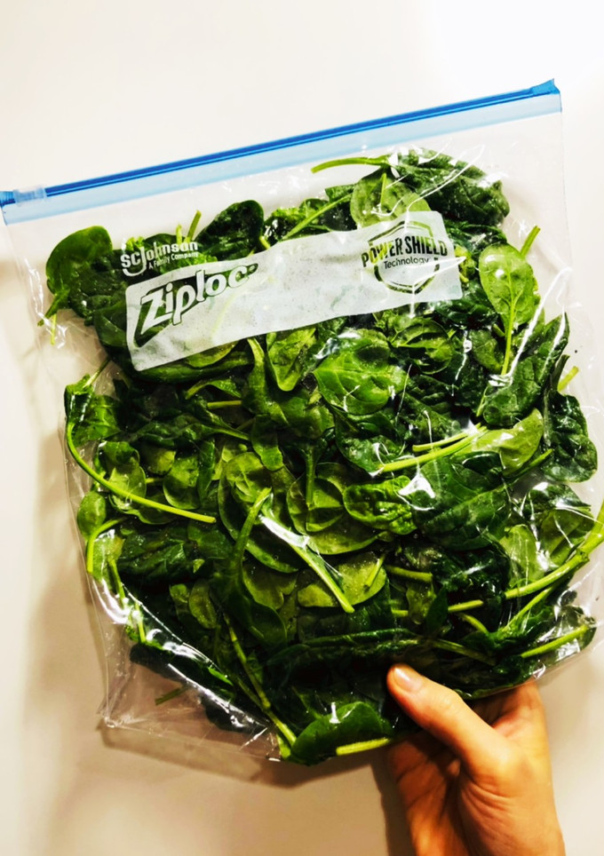 ほうれん草・葉物野菜　一番楽な冷凍方法♡-レシピのメイン写真