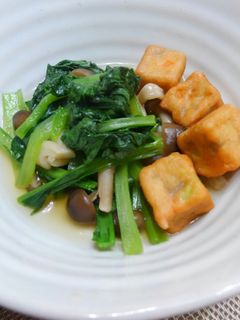 小松菜としめじの煮物-レシピのメイン写真