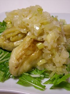 焼き茄子のネギ塩ソースかけ-レシピのメイン写真