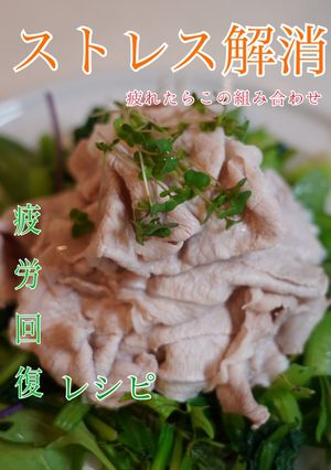 疲労回復：豚冷しゃぶレシピ-レシピのメイン写真