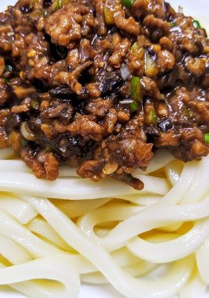 田楽味噌で簡単☆肉味噌うどん-レシピのメイン写真