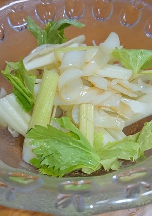 セロリ簡単オツマミ-レシピのメイン写真