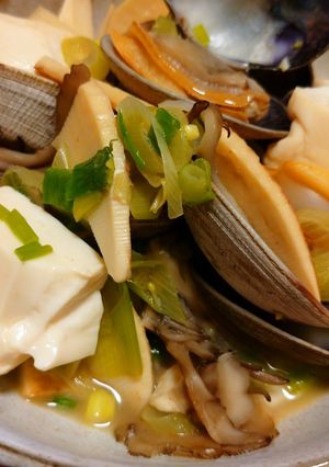 アサリと豆腐-レシピのメイン写真