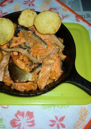 ニトスキで銀鮭のアラの焼き鮭のタパス-レシピのメイン写真