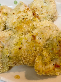 俺流!材料4つの鶏ムネ肉のマヨパン粉焼き-レシピのメイン写真